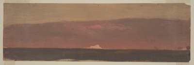 Disegno, Paesaggio marino con iceberg, 1859 da Frederic Edwin Church