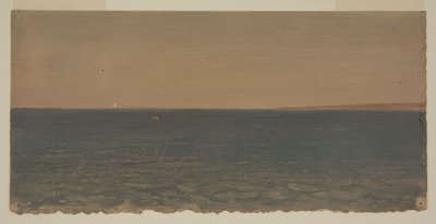 Disegno, Paesaggio marino con iceberg, 1859 da Frederic Edwin Church