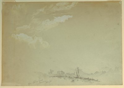 Disegno, schizzi, Bloxburgh, Giamaica, 1865 da Frederic Edwin Church