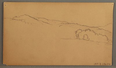 Disegno, Studio del cielo, forse 1873 da Frederic Edwin Church