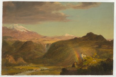 Disegno, Paesaggio sudamericano, 1854 da Frederic Edwin Church