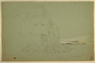 Disegno, "Testa del Sud", 1851 da Frederic Edwin Church