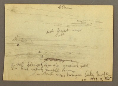Disegno, La basilica di San Pietro vista da nord con le colline e l