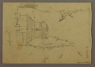 Disegno, allenatore di palcoscenico, forse 1868-69 da Frederic Edwin Church