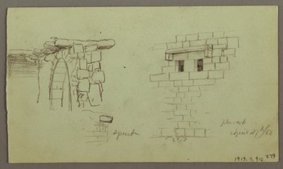 Disegno, Studi di archi e base dell