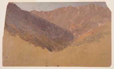 Disegno, Studio del Grande Bacino, Monte Katahdin, 1860-70 da Frederic Edwin Church