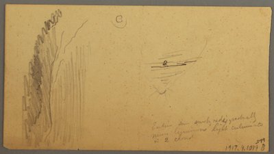 Disegno, Tramonto sulle colline, 9 luglio 1866 da Frederic Edwin Church