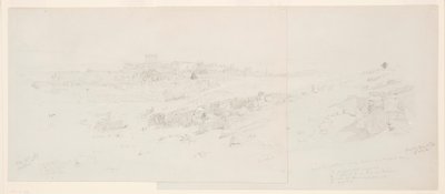 Disegno, Templi al mattino, Baalbek, 12 maggio 1868 da Frederic Edwin Church