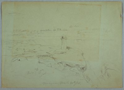 Disegno, Terrapin Point, 20 marzo 1856 da Frederic Edwin Church