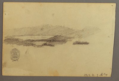 Disegno, Alberi, luglio 1844 da Frederic Edwin Church