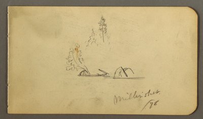 Disegno, Alberi e massi nell