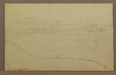 Disegno, Alberi, forse 1860 da Frederic Edwin Church