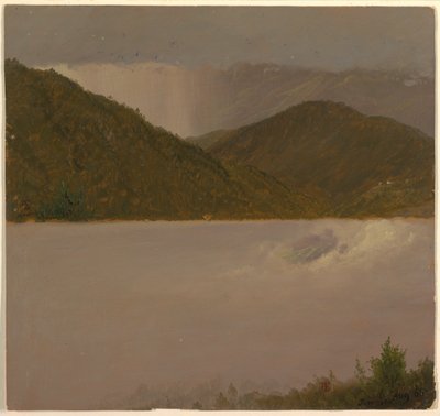 Disegno, Due studi di nuvole e cime, agosto 1865 da Frederic Edwin Church