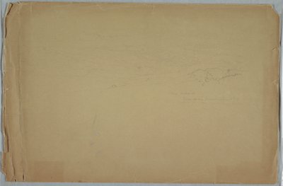 Disegno, valle tra le montagne, Guanoco, vicino a Guaranda, Ecuador, 11 giugno 1857. da Frederic Edwin Church