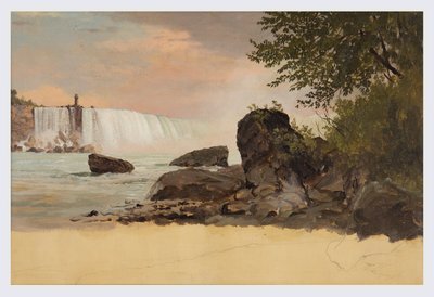 Disegno, Veduta delle cascate canadesi e dell