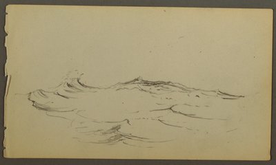 Disegno, Onde, forse 1860 da Frederic Edwin Church