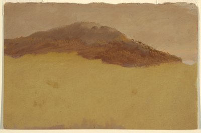 Disegno, Collina boscosa, 1870-80 da Frederic Edwin Church