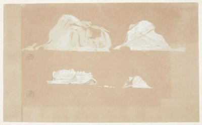 Iceberg galleggianti da Frederic Edwin Church
