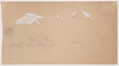 Iceberg Galleggianti da Frederic Edwin Church