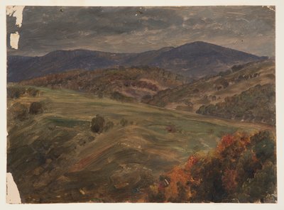 Paesaggio collinare, inizio autunno da Frederic Edwin Church