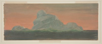 Iceberg contro il cielo serale da Frederic Edwin Church