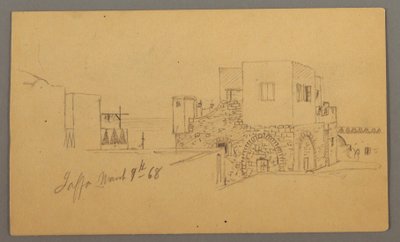 Angolo di strada a Jaffa, Palestina [Tel Aviv, Israele] da Frederic Edwin Church