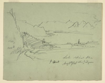 Paesaggio in Austria, 5 agosto 1868 da Frederic Edwin Church
