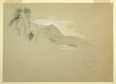 Paesaggio vicino a Huino, Messico da Frederic Edwin Church