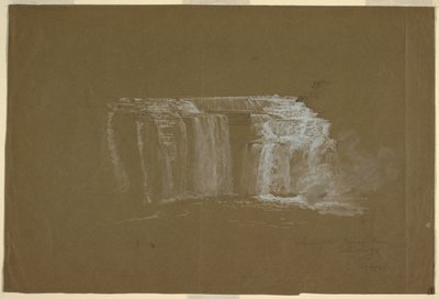 Cascate inferiori, fiume Genesee, Rochester, New York da Frederic Edwin Church