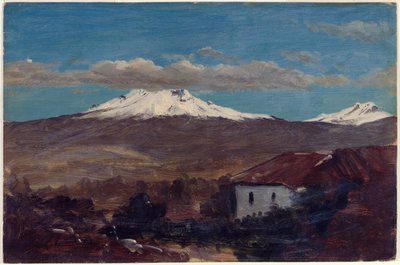 Monte Chimborazo visto da Riobamba, Ecuador da Frederic Edwin Church