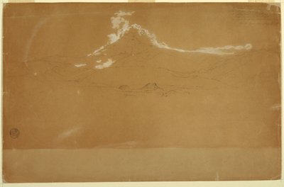 Monte Chimborazo, vicino a Guanojo e Guaranda, Ecuador da Frederic Edwin Church