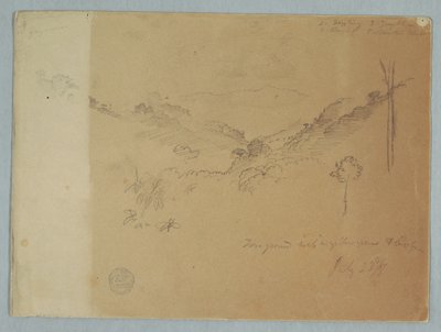Paesaggio montano vicino a Jorje, Ecuador da Frederic Edwin Church