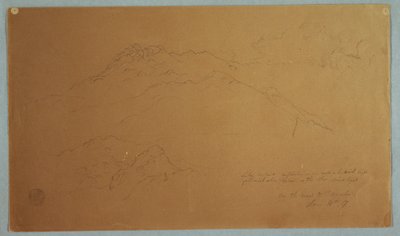 Paesaggio Montano sulla Strada per Mocho, Ecuador da Frederic Edwin Church