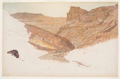 Ruscello di montagna, Valle dello Yemen, Palestina da Frederic Edwin Church