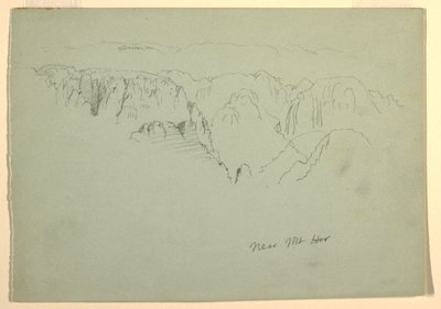 Montagna, Wady el-Arabah, 23 febbraio 1868 da Frederic Edwin Church
