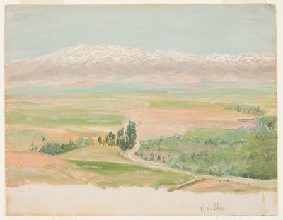 Montagne vicino a Baalbec da Frederic Edwin Church