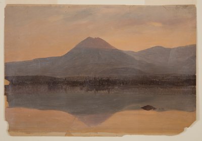 Monte Katahdin dal lago Katahdin da Frederic Edwin Church