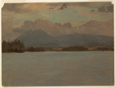 Monte Katahdin dal Lago Katahdin da Frederic Edwin Church