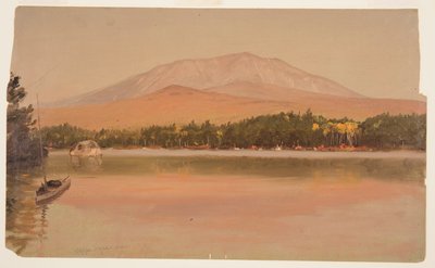 Monte Katahdin dal Togue Pond da Frederic Edwin Church
