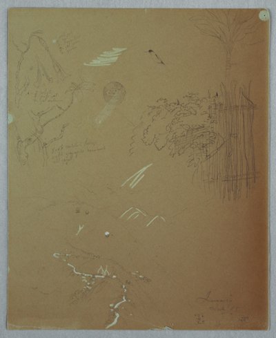 Studi sulla natura, Blue Mountains, Giamaica da Frederic Edwin Church