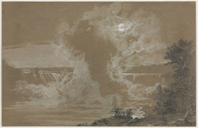 Cascate del Niagara al chiaro di luna da Frederic Edwin Church