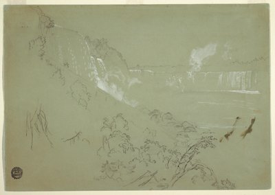 Cascate del Niagara dalla base di Prospect Point da Frederic Edwin Church