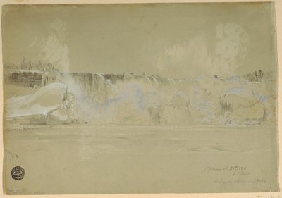 Cascate del Niagara nella neve, da nord-ovest da Frederic Edwin Church