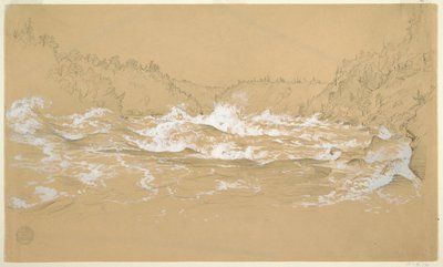 Gola del Fiume Niagara da Frederic Edwin Church