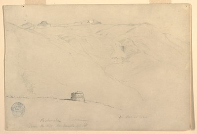 Pichincha, mattina, dal Tempio del Sole, Quito, Ecuador, giugno 1857 da Frederic Edwin Church