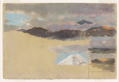 Studi sul Monte Chimborazo, Ecuador da Frederic Edwin Church