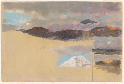 Studi del Monte Chimborazo, Ecuador da Frederic Edwin Church