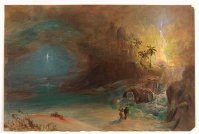 Studio per "Apoteosi di Thomas Cole" da Frederic Edwin Church