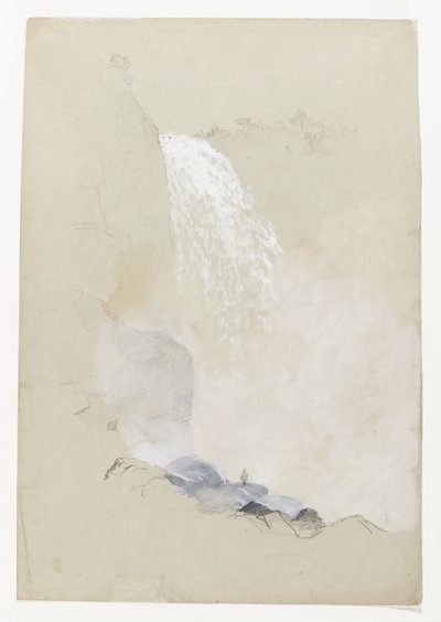Studio delle Cascate di Tequendama vicino a Bogotá, Colombia da Frederic Edwin Church
