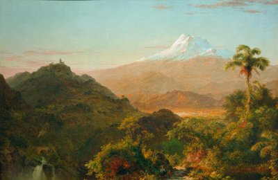 Paesaggio sudamericano da Frederic Edwin Church